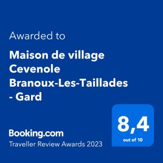 Maison de village Cévenole climatisée à Branoux-Les-Taillades - Gard - #TravellerAwards 2025 - Branoux-les-Taillades - 9