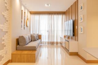 Kalug - VISTA MAR, dois quartos CASAL, suíte com SMART TV, academia e WI-FI 350mbps na Praia dos Milionários - Ilhéus - 0