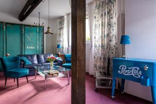 Strandvilla Hubertus Boltenhagen - H7 - Ferienwohnung Maisonette Apartment Kandinsky mit seitlichem Meerblick Parkplatz WLAN voll ausgestattete Küche Garten Grillplatz Waldbaden Familie Südlage - Boltenhagen - 6