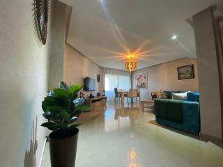 Plage des Nations beautifully decorated apartment with a swimming pool view - Sidi Bouqnadel - 7