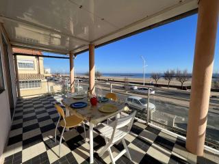 T4 1er ét. 3 ch, terrasse, 10m plage, parking - FR-1-701-59 - Valras-Plage - 6