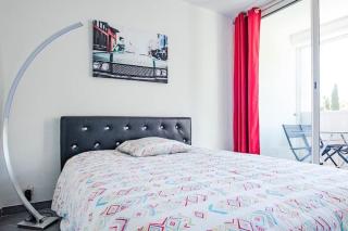Bleu soleil * Clim * Parking privé * Chambre * Terrasse - La Grande-Motte - 9