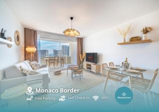 Terrasse Vue Mer, 5mn Monaco, Parking - AN - Beausoleil - 0