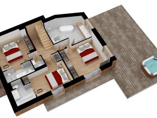 Chalet moderne à Méribel avec jacuzzi, sauna, près des pistes et commerces - FR-1-566-30 - Les Allues - 1