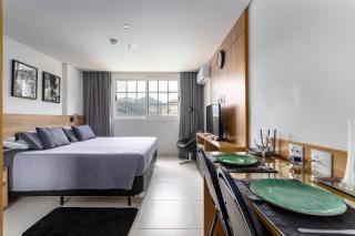 Apt com ar condicionado: Granja Brasil Itaipava - 4