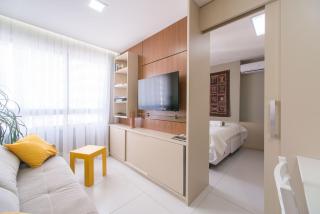 Excelente flat em Setúbal Boa Viagem até 3 pessoas cercado por restaurantes e supermercados PM805 - Recife - 1