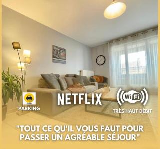 L'idéal Cosy-wifi-Netflix et Garage - Vienne - 0
