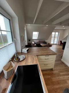 Muggelhuus das Loft mit Elbdeichblick im Alten Land und mit Wallbox - 1