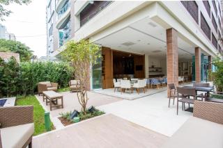 Estanconfor Santos Vista Mar com AC, Garagem, alto 23º andar - 6