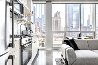 River N 1BR w Gym Pool nr L stop Beach CHI-361 - Chicago - 5