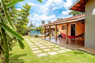 Piscina Climatizada Fogão a Lenha Espaço Para Fogueira Churrasqueira Quartos aconchegantes - Atibaia - 2