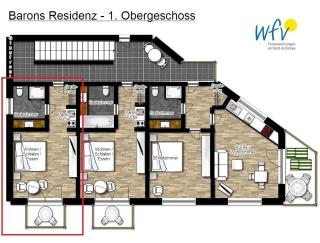 Barons Residenz Ferienwohnung 4 - Borkum - 3
