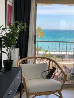 Le Garavan-vue mer-plage-clim-terrasse - Mentone - 4