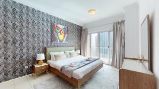LV38 - Elegant 2BHK in Lake View Tower - Dubai - 3