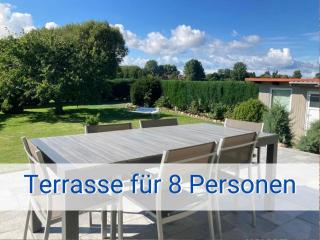 STRANDLIEBE 100 qm Gartenwohnung (eingezäunt), 15 Gehminuten zum Strand - Neukirchen - 0