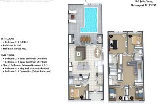 5 Bedrooms- 4,5 Bathrooms- Windsor Island 160 Jw - Davenport - 7