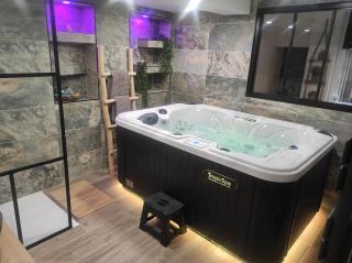 Nuit de la sagesse "jacuzzi terrasse et parking privé" - Rouen - 5