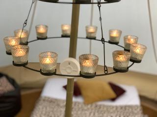 Home Farm Radnage Glamping Bell Tent 8, with Log Burner and Fire Pit - High Wycombe - 2