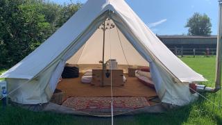 Home Farm Radnage Glamping Bell Tent 4, with Log Burner and Fire Pit - Radnage - 0