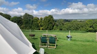 Home Farm Radnage Glamping Bell Tent 4, with Log Burner and Fire Pit - Radnage - 4
