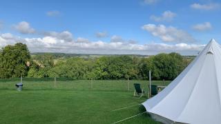 Home Farm Radnage Glamping Bell Tent 3, with Log Burner and Fire Pit - Radnage - 7