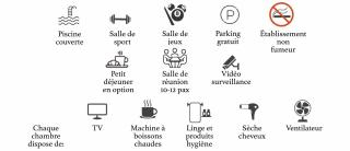 Les Jardins de la Muse, piscine couverte, spa et fitness - 2