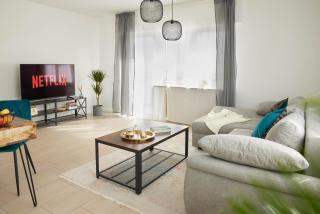 Ajko Homes - Design Apartment - Parkplatz - Balkon - Netflix - 6 Pers - Walldorf - 6