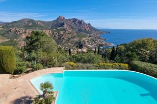 Villa for 14 people with private pool and Sea view - Anthéor - 0