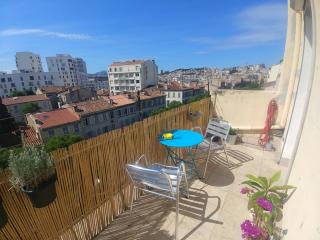 LOFT T3 90 m2 + TERRASSES - Accès direct plage/bus - Marseille - 7
