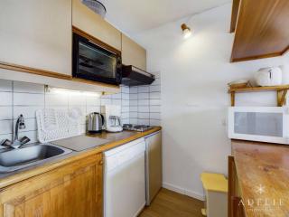 Studio cabine 6 pers, centre station, balcon, lave-vaisselle - FR-1-398-500 - 6