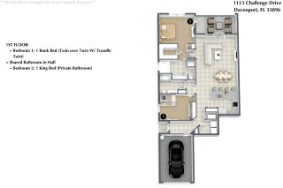 2 Bedroom 2 Bathroom Champions Gate 1113 Cd - 9