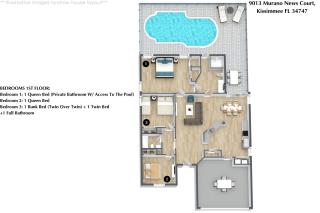 3 Bedrooms 2 Bathrooms Calabria 9013 Mc - 9