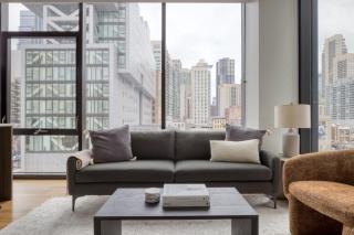 River North 1br w gym lounge roof nr Riverwalk CHI-895 - 9