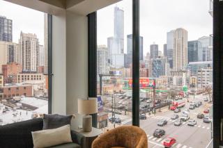 River North 1br w gym lounge roof nr Riverwalk CHI-895 - 7