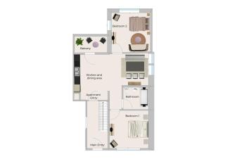 Apartment Südwind - Beautiful premium apartment with 2 bedrooms near Rhine Falls & Zurich Airport in Klettgau - Klettgau - 6
