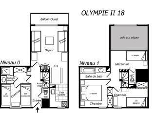 Duplex au calme avec cheminée, balcon, et ascenseur à Méribel - FR-1-182-90 - Méribel - 1