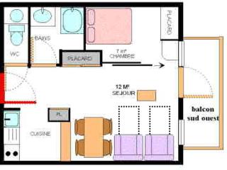 Appartement 4 pers au pied des pistes avec Wifi - FR-1-508-170 - 7
