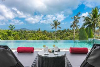 paradise sea view infinity Pool Villa Chaweng Koh Samui - Chaweng Noi Beach - 6
