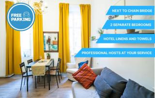 Free Parking Chain Bridge Home 4ppl, 2bdrm, Wifi, Smart TV, AC - Budapest - 0