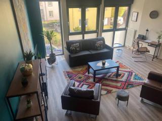 Duplex-By Aurelle 1-WIFI-10 mn Strasbourg Centre-Proche Parlement Européen - Schiltigheim - 5