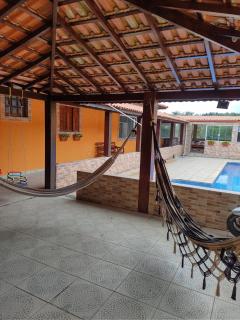 Chácara Bella Vida com Piscina Churrasqueira Salão de Festas Fogão a Lenha Quadra - 1