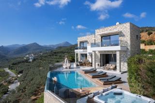 Argyrie Villas, luxury, amazing sea view, heated pool - Kalleryianá - 4