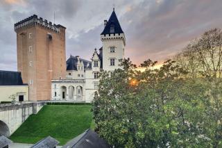 Vue magique sur le château dans un quartier populaire - Pau - 3