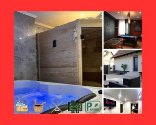 Maison privative SPA Jacuzzi Sauna Salle de jeux - Weitbruch - 8