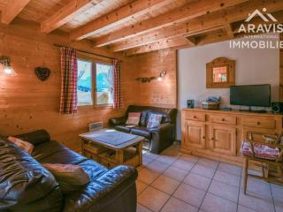 Demi chalet 8 pers, 4 chambres, garage, wifi, ski bus proche - FR-1-391-45 - Le Grand-Bornand - 9