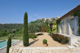 In Gordes, facing the entire Luberon Park a beautiful 5 bedrooms house - Gordes - 0