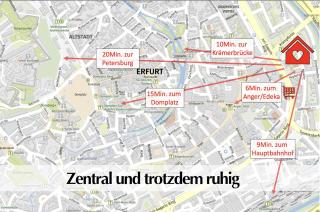 Helle 72qm Maisonette Wohnung im Herzen Erfurts mit Kingsize Bett, Smart-TV, etc - Erfurt - 5
