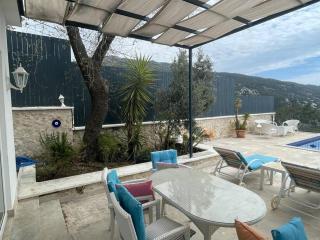 İslamlar köyünde lüxs balayı villası korunaklı - Kaş - 5