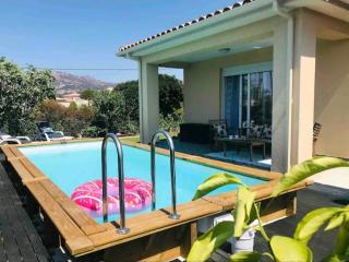 maison cosy climatisée avec piscine et jardin - Calenzana - 9