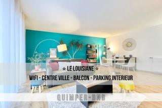 LA LOUISIANE - Confort - Wifi - Parking privé - Terrasse - Centre Ville - Quimper - 0